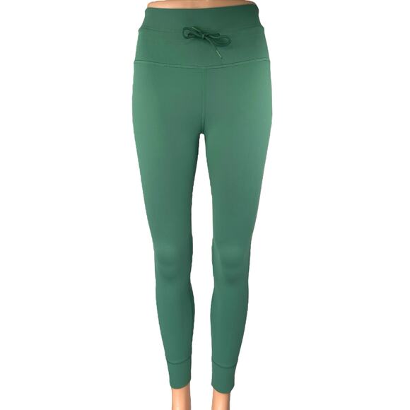 Vuori Pants - Vuori Daily 7/8 Green Skinny High Waist Drawstring Workout Gym Leggings Pants XS